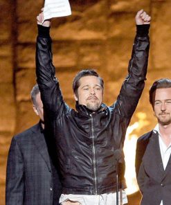 Brad Pitt Black Jacket
