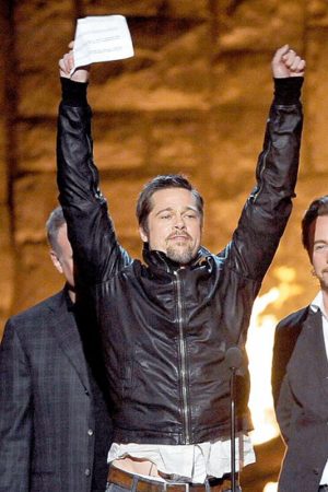 Brad Pitt Black Jacket