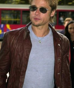 Brad Pitt Brown Jacket
