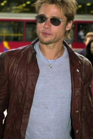Brad Pitt Brown Jacket