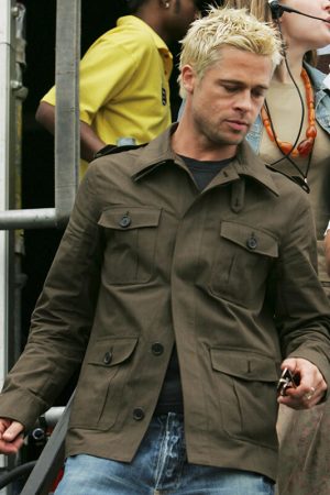 Brad Pitt Cotton Jacket