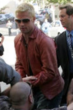 Brad Pitt Red Jacket