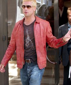 Brad Pitt Red Jacket