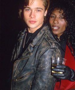 Brad Pitt Distressed Jacket