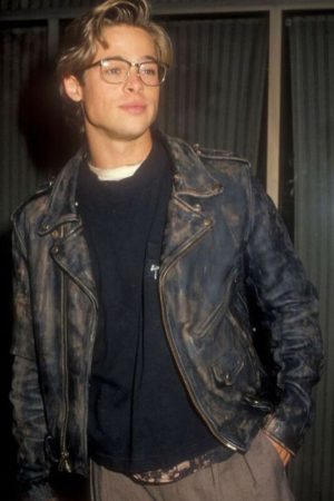 Brad Pitt Distressed Jacket