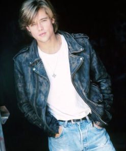 Brad Pitt Distressed Jacket