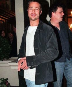 Brad Pitt Suede Jacket