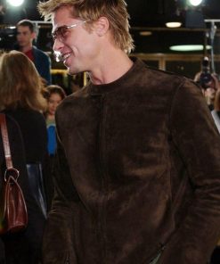Brad Pitt Suede Jacket