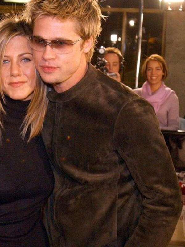 Brad Pitt Suede Jacket