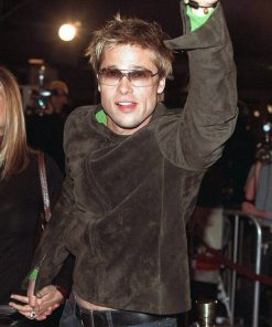 Brad Pitt Suede Jacket