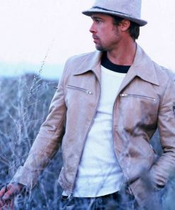Brad Pitt Suede Jacket