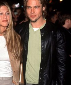 Brad Pitt Buttoned Jacket