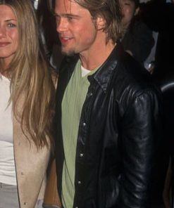 Brad Pitt Buttoned Jacket