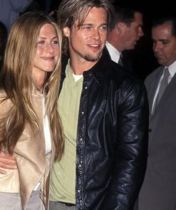 Brad Pitt Buttoned Jacket