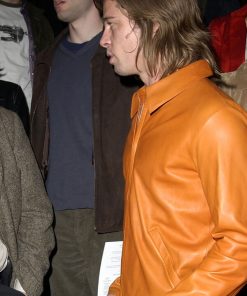 Brad Pitt Orange Jacket