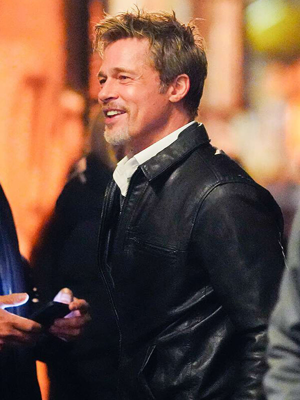 Brad Pitt Black Jacket