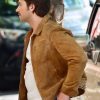 Brandon Sklenar Suede Jacket