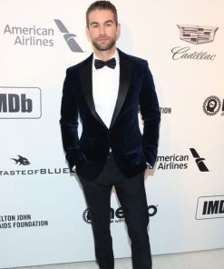 Chace Crawford Velvet Coat