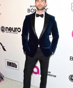 Chace Crawford Velvet Coat