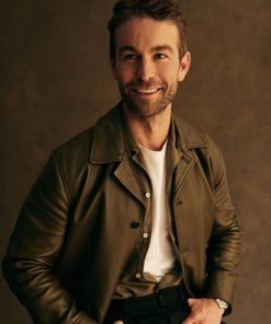 Chace Crawford Brown Coat