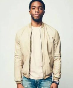 Chadwick Boseman Beige Jacket