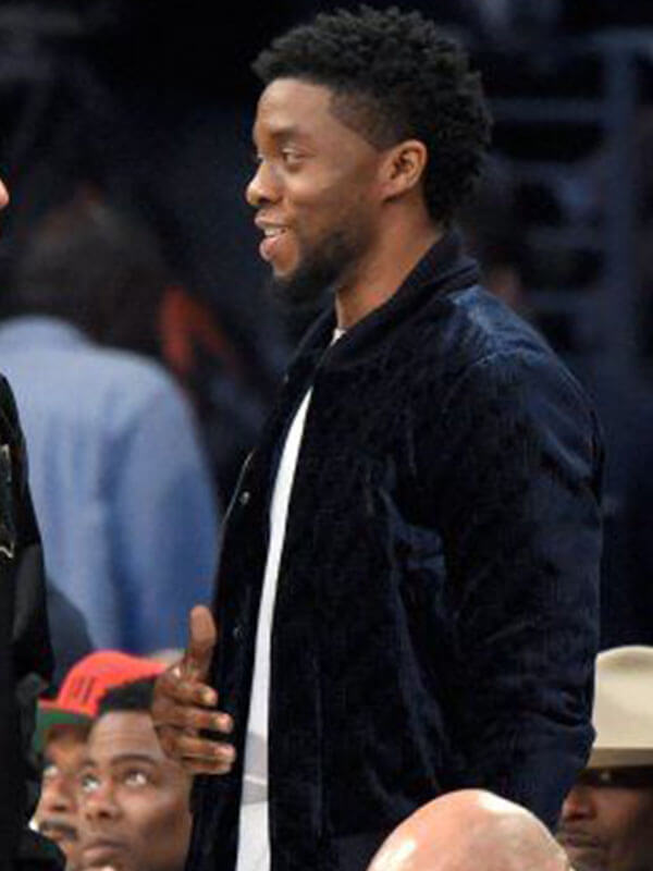 Chadwick Boseman Velvet Jacket