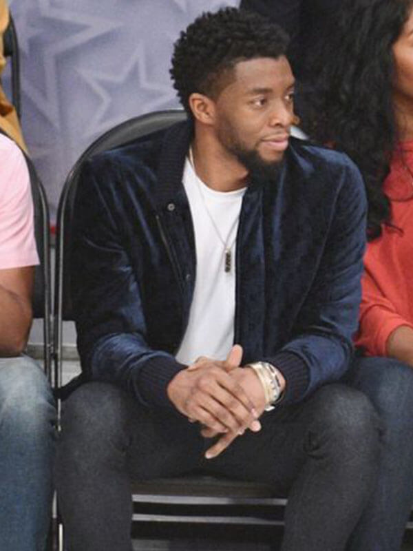 Chadwick Boseman Velvet Jacket