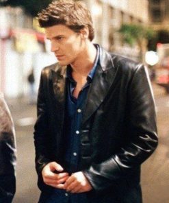 David Boreanaz Black Coat