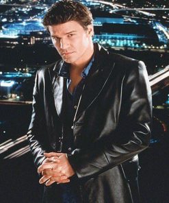 David Boreanaz Black Coat