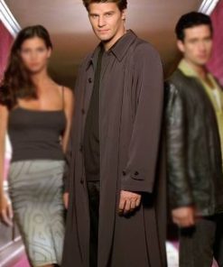 David Boreanaz Wool Coat