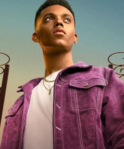 Jabari Banks Suede Jacket