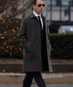 Jeremy Strong Wool Coat