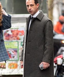 Jeremy Strong Wool Coat