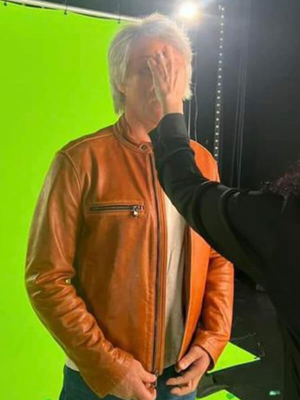 Jon Bon Jovi Brown Jacket