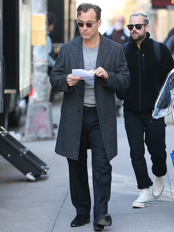 Jude Law Wool Coat