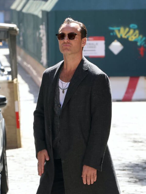 Jude Law Wool Coat
