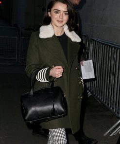 Maisie Williams Wool Coat