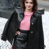 Maisie Williams Black Jacket