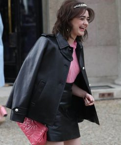 Maisie Williams Black Jacket