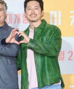 Steven Yeun Green Jacket
