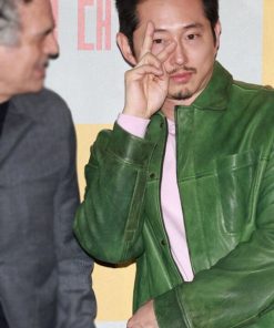 Steven Yeun Green Jacket