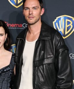 Nicholas Hoult Black Jacket
