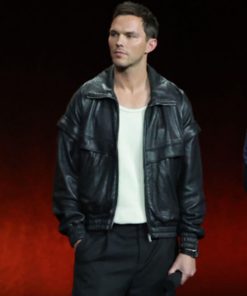 Nicholas Hoult Black Jacket