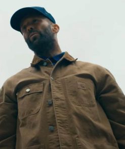 Jason Statham Brown Cotton Jacket