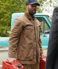 Jason Statham Brown Cotton Jacket
