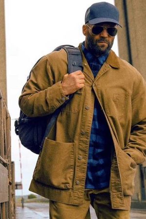 Jason Statham Brown Cotton Jacket