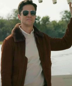 Topher Grace Brown Jacket