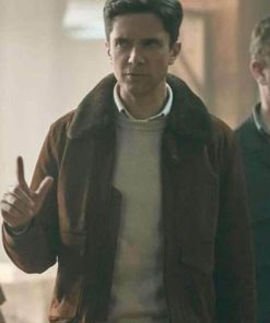 Topher Grace Brown Jacket