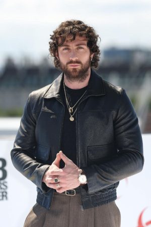 Aaron Taylor Black Jacket