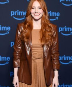 Bryce Dallas Leather Blazer